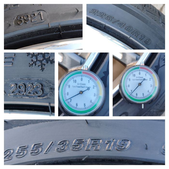 Koła zimowe Mercedes BMW 225/40/19 i 255/35/19 5x112  8,5j et30 ZIMA