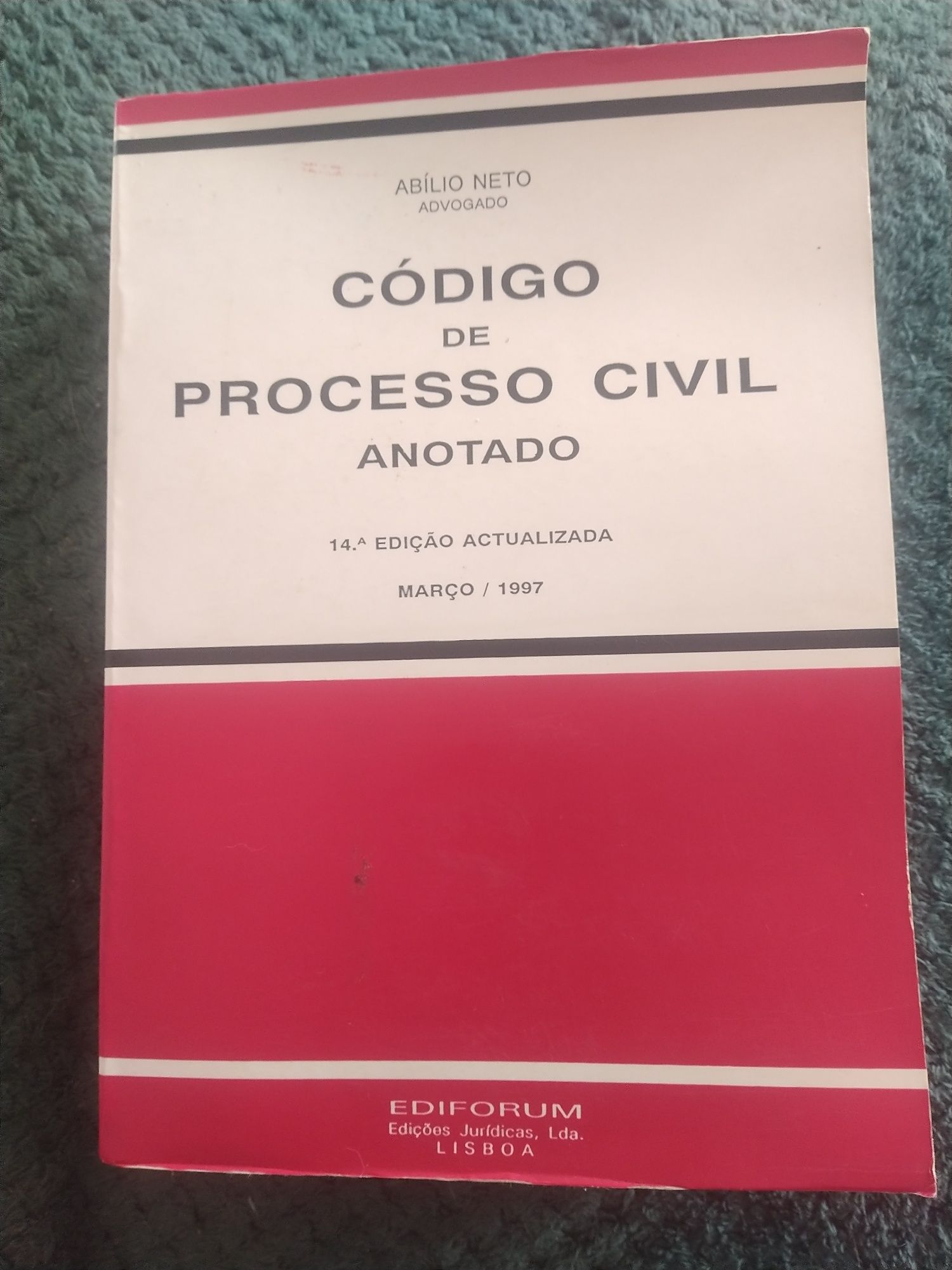 Código de Processo Civil Anotado - Abílio Neto