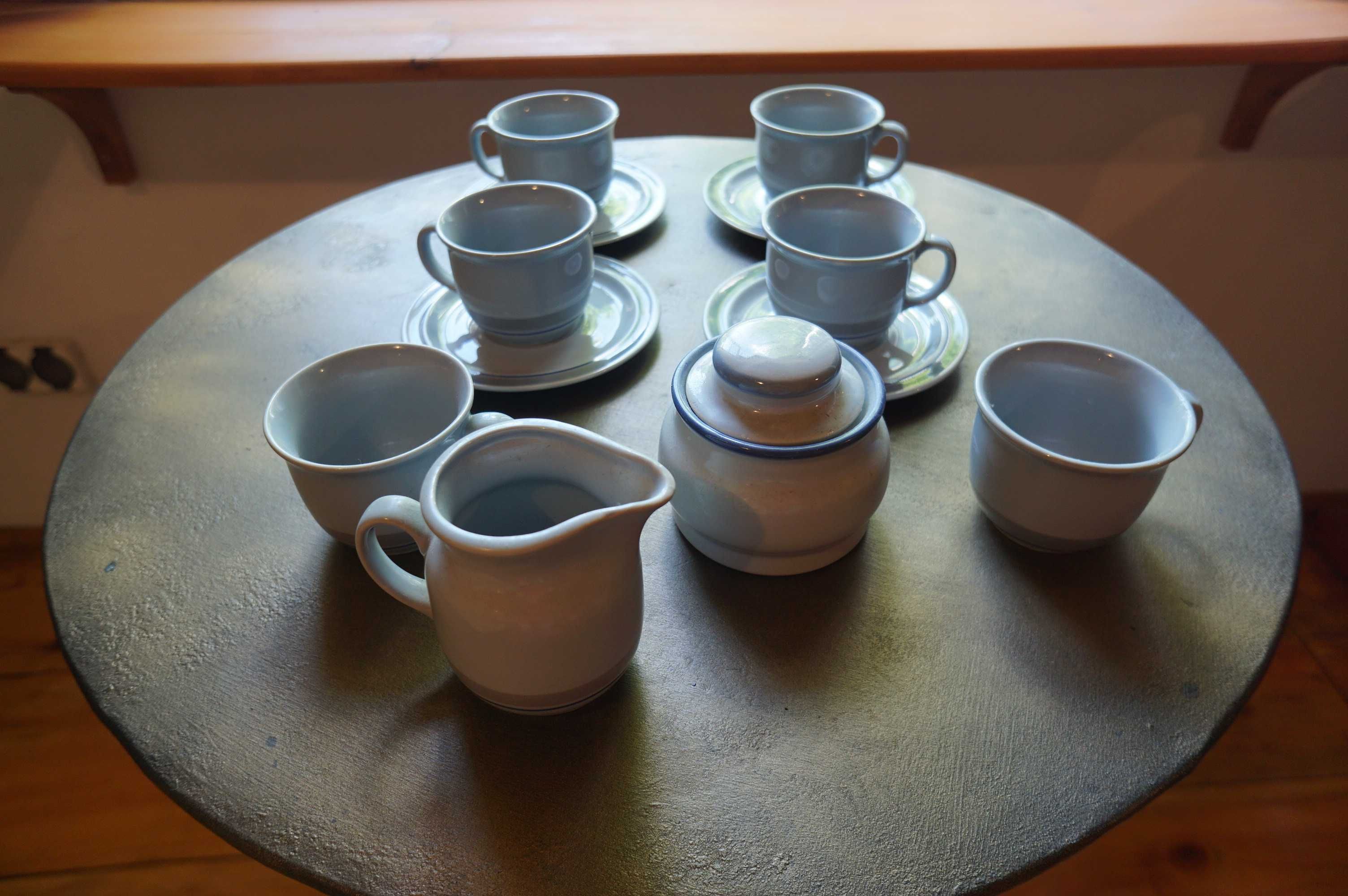 Pruszków serwis do kawy herbaty porcelit lata 70 PRL