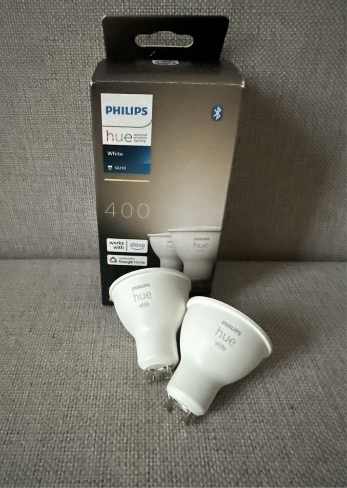 Philips hue 400 White - dwie żarówki gu10