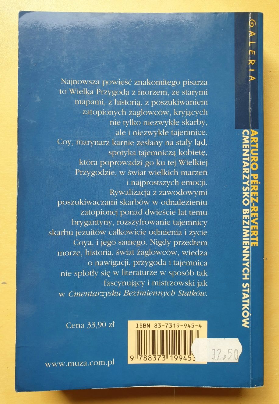 Arturo Perez Reverte Cmentarzysko Bezimiennych Statków