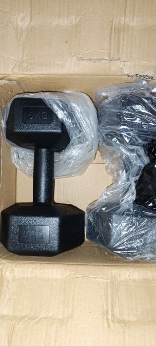 Комплект гантель 2 x 5 кг