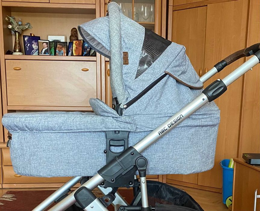 Wózek ABC DESIGN Salsa 4 – 2 w 1 szary