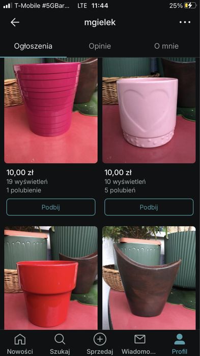 Zestaw ceramicznych osłenek i świecznik na podgrzewacze