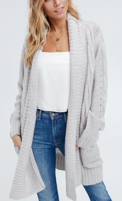 Теплий кардиган кофта