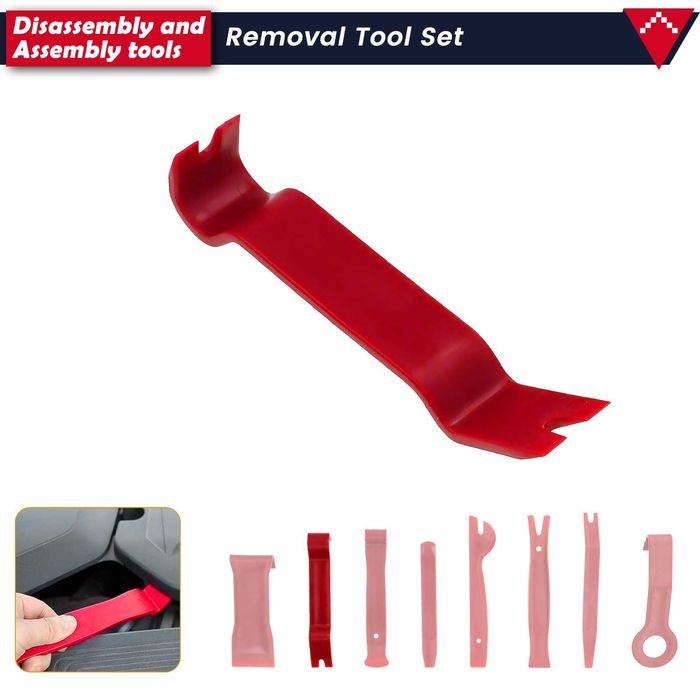 Conjunto Ferramentas Desmonta Plásticos para Carros c/ Estojo 38 peças