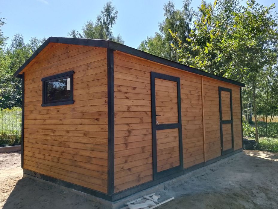 Domek ogrodowy STODOŁA nowoczesny KOMPLEKSOWO