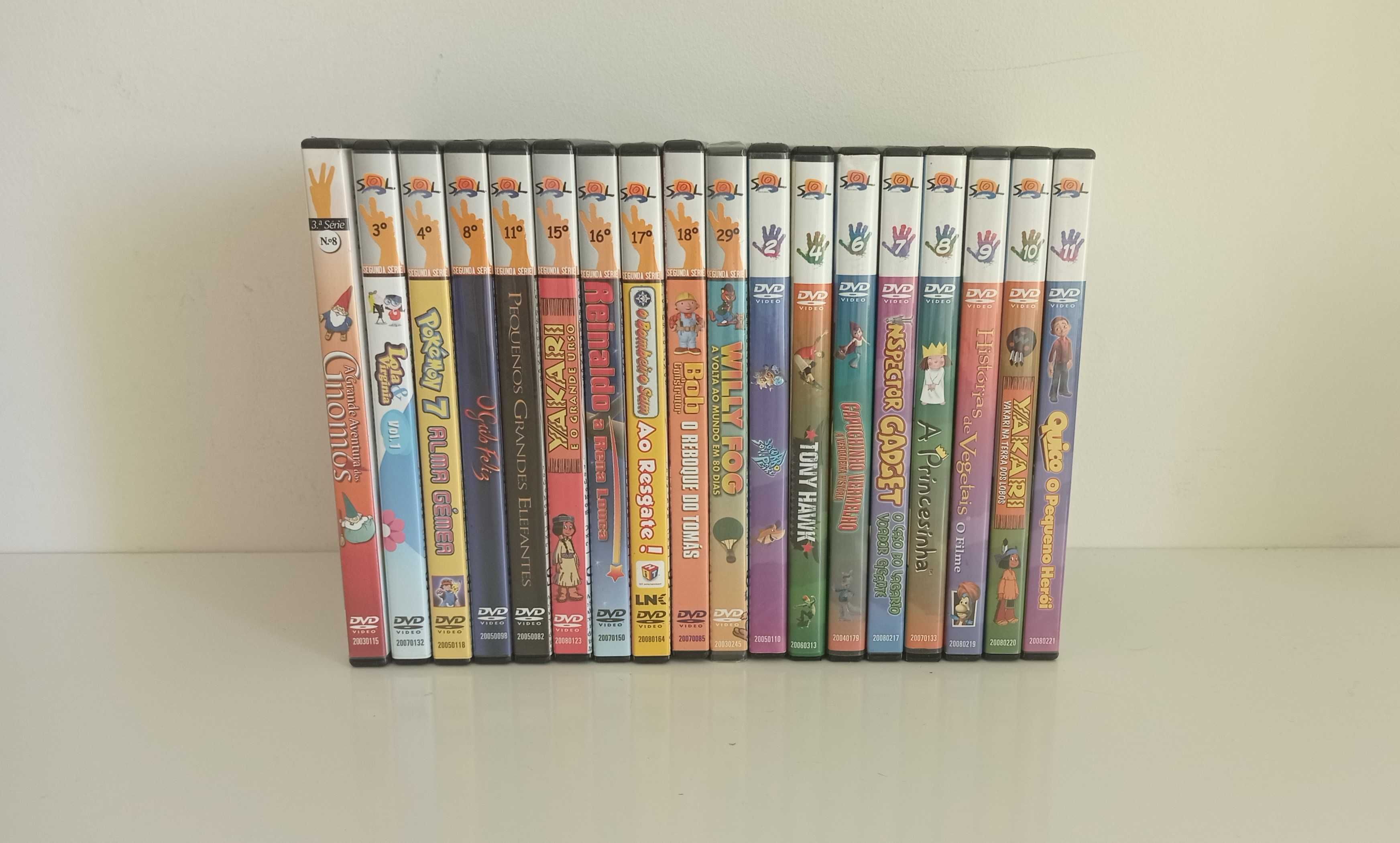 DVD's coleção sol - NOVOS