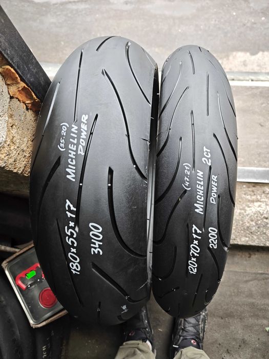Мотошини комплект 120/70 + 180/ 55 R17