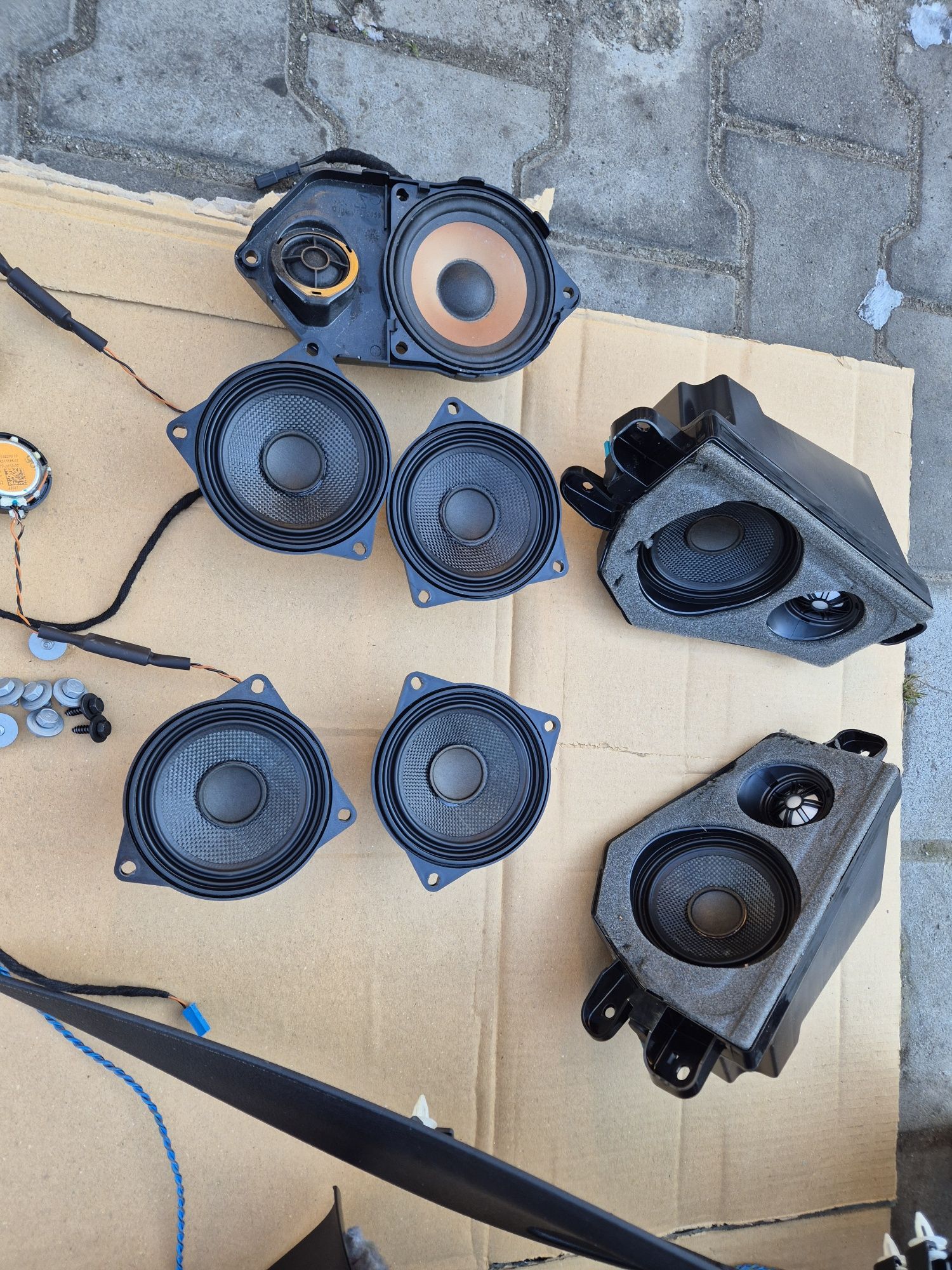 Bmw x6 e71 logic 7 głośniki zestaw audio top hifi dsp
