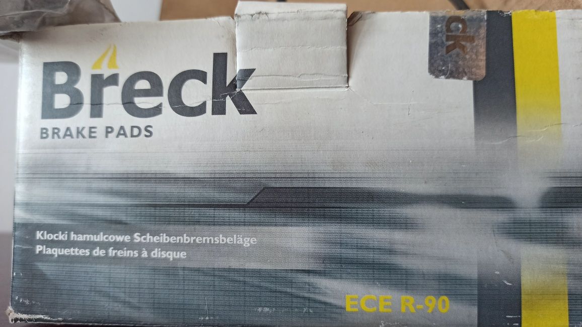 Zestaw klocków hamulcowych Breck, Fiat Croma hamulce tarczy