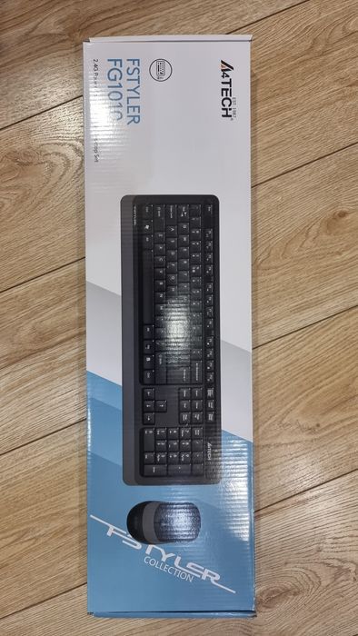 Клавиатура+мышь беспроводная A4tech FG1010 (Grey)