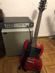Guitarra Elétrica Epiphone SG Standard Cherry como nova!