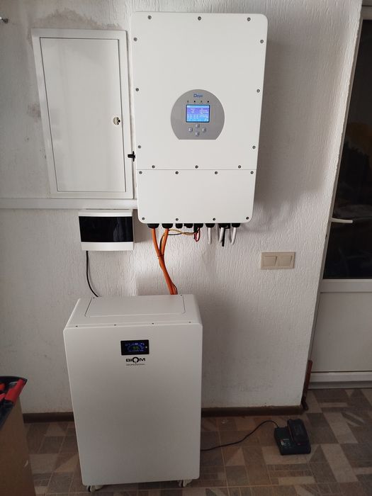 Електрик підключення інвертора, генератора екофлов, Deye.