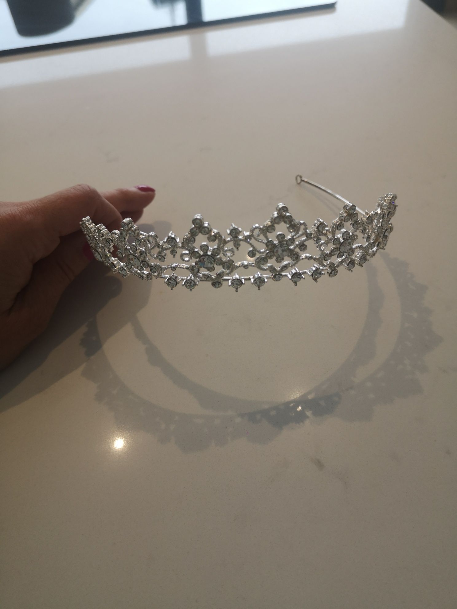 Tiara de cabelo noiva