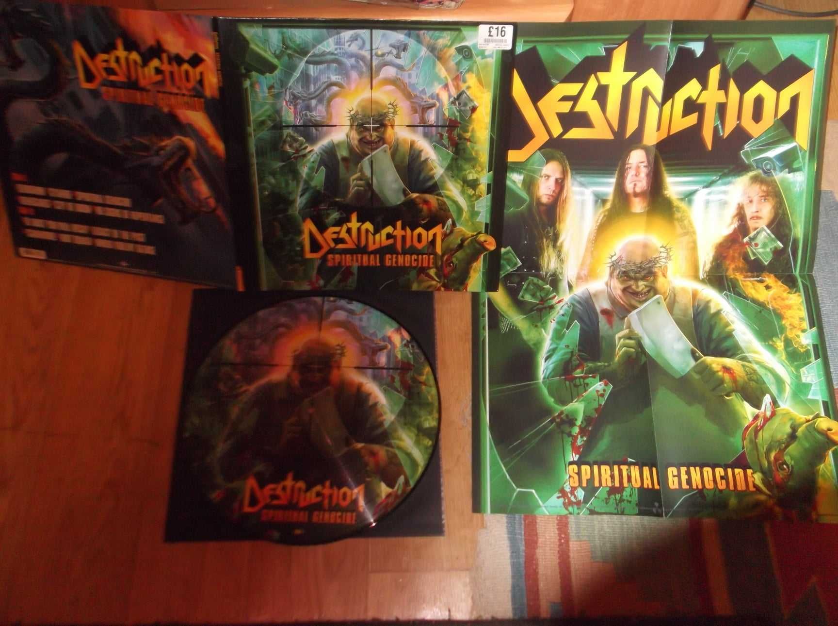 LP Destruction ‎– Spiritual Genocide, Pic. Disc