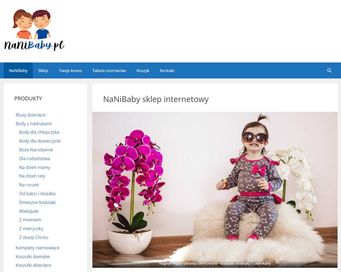Sklep internetowy odzież dziecięca ubranka dla niemowląt NaniBaby