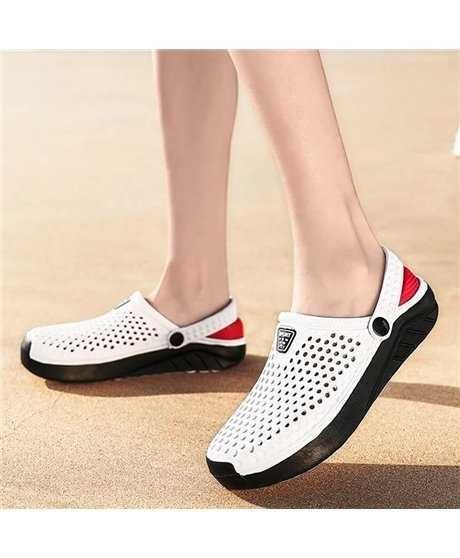 Sandálias Antiderrapantes, à Prova de Água, Tamanho 42, Branco - Goeik