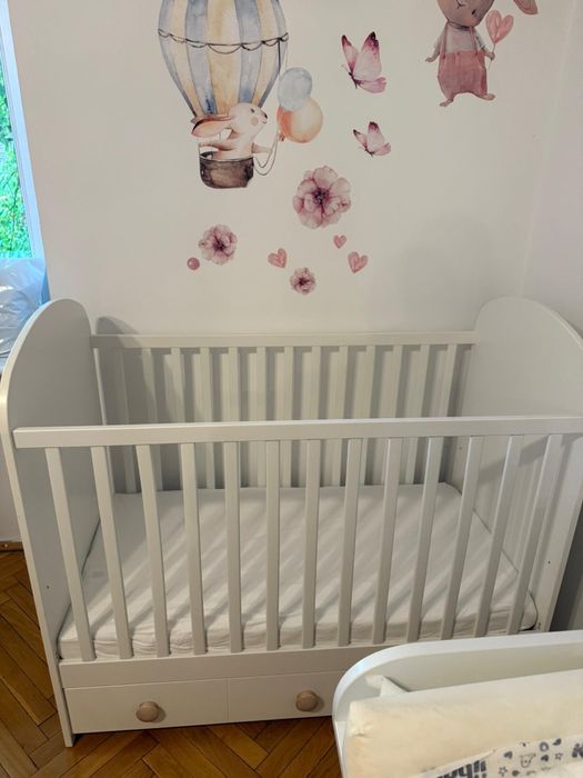 Łóżeczko dziecięce z szufladą IKEA GONATT