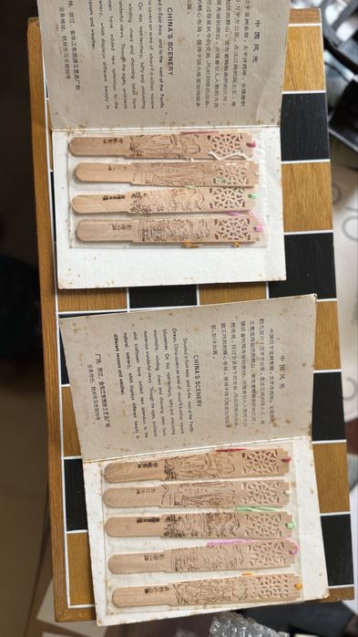 Marcadores livros ttabalhados chineses