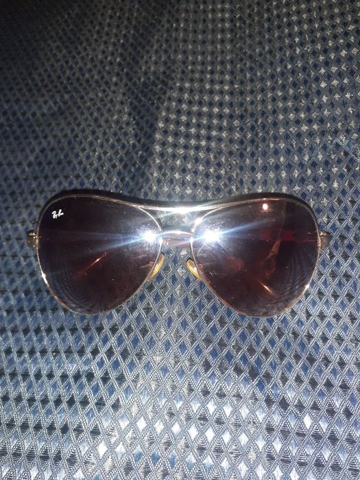 Очки Авиаторы ray ban Винтаж 3318 коричневые солнцезащитные