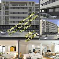 Novo e Moderno Apartamento T2 /Varanda /Lugar Garagem Gondomar