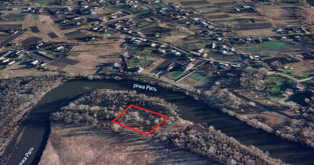 Продам земельну ділянку 24 сотки, перша лінія від р. Любич, с. Літочки