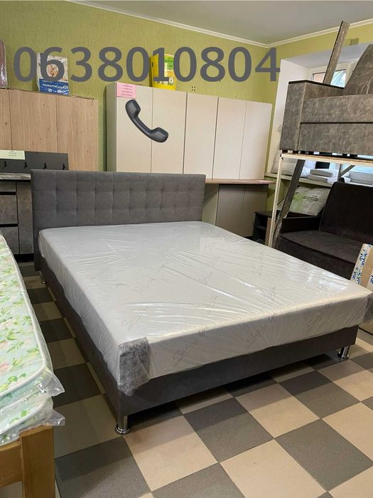 Ліжко+ортопедичний матрас. Підйомний механізм.