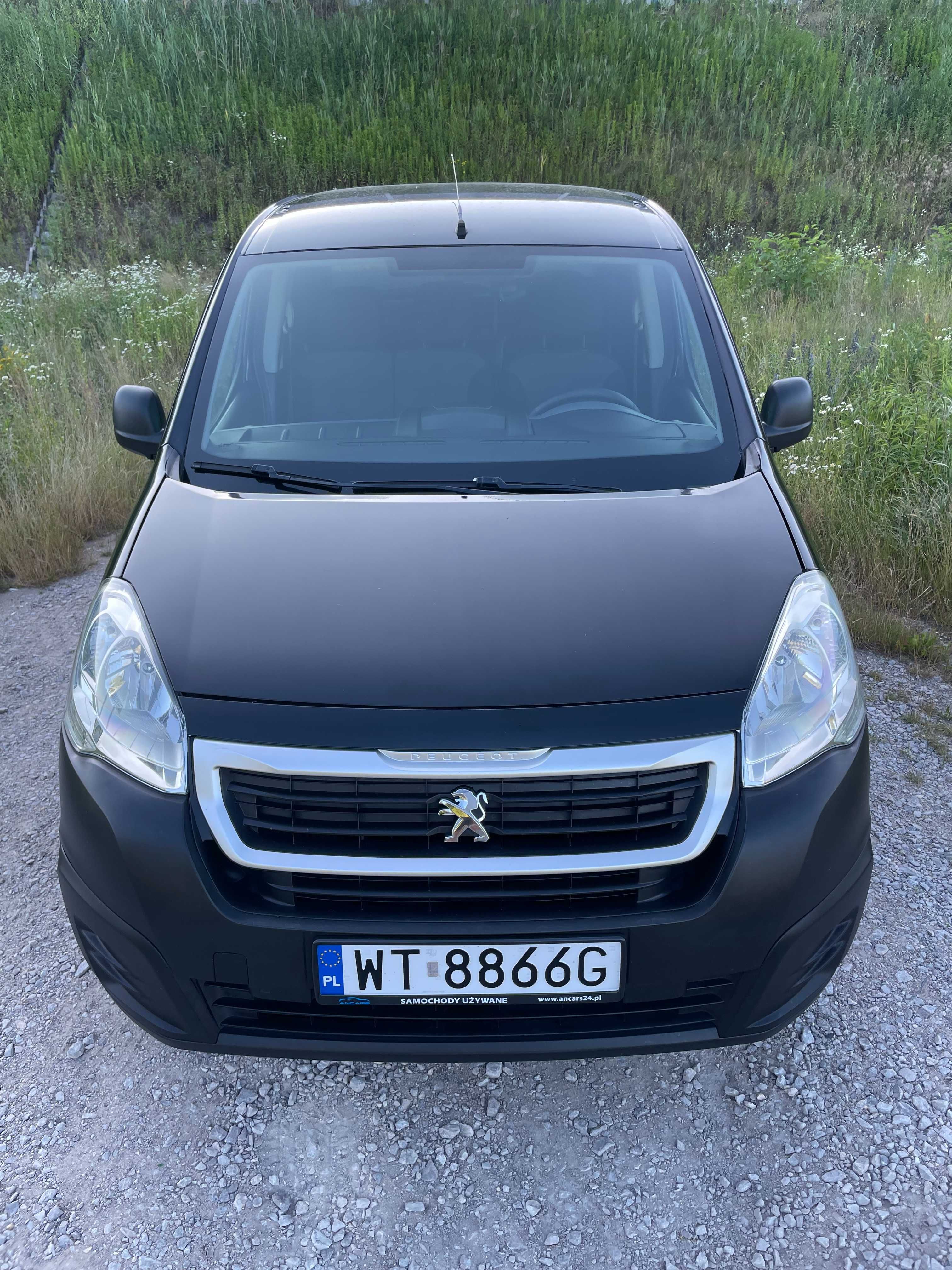 Peugeot PARTNER 2017 1.6HDI 3os Salon POLSKA Serwis do końca CZARNY