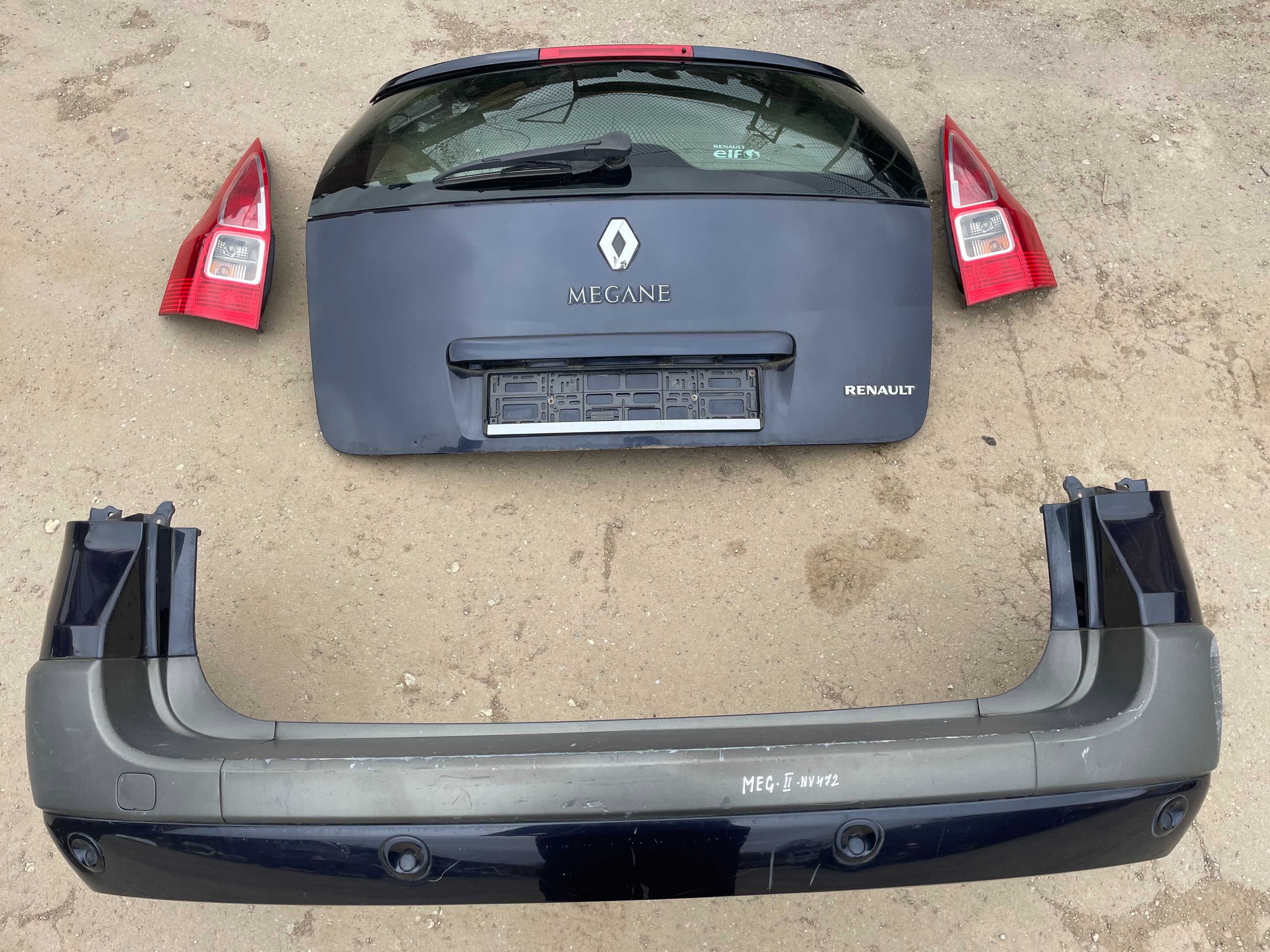 Кришка багажника (Ляда), Бампер, Ліхтарі Renault Megane 2 (Рестайлінг)