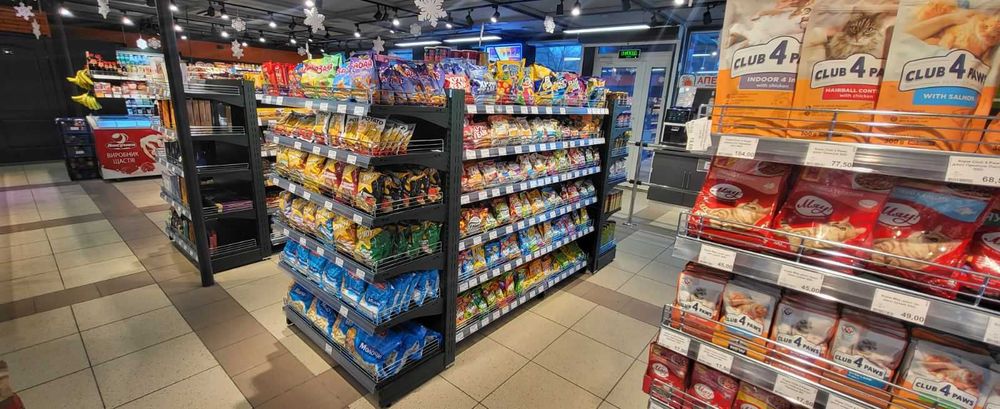 Торгові стелажі | Поличкові стелажі | Полки в магазин