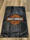 Baner plakat materiałowy Harley Davidson 90x60cm Indian USA