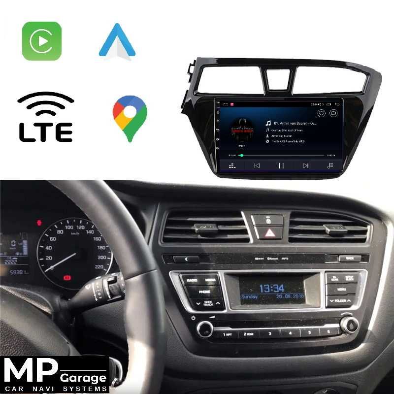 HYUNDAI i20 II Radio Android Qled 4G CarPlay/AA LTE Montaż!!!