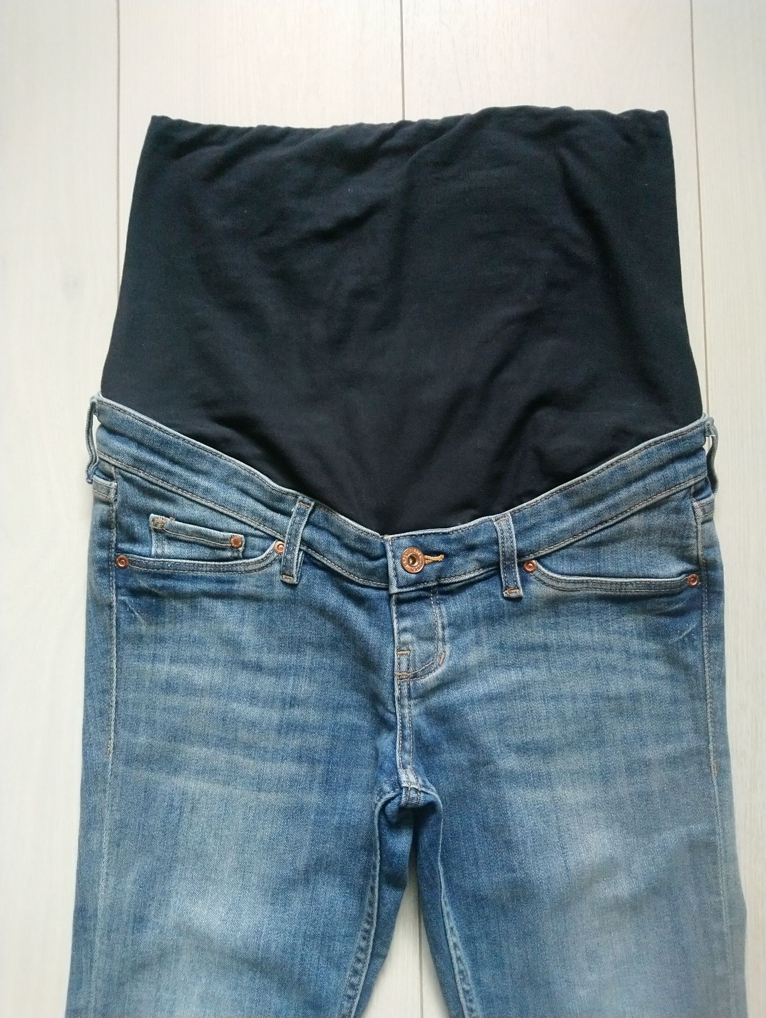 Джинси для вагітних М розмір Skinny Ankle High Rib