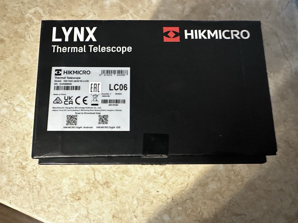 Продам тепловізор HikMicro LYNX LC06.