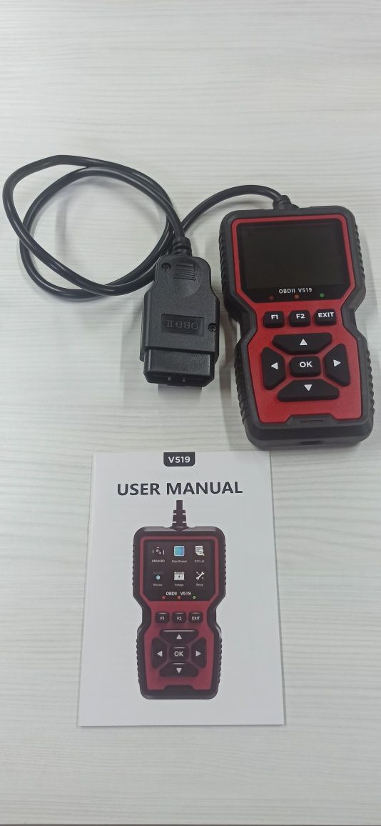 Діагностичний сканер V519 OBD2 автосканер