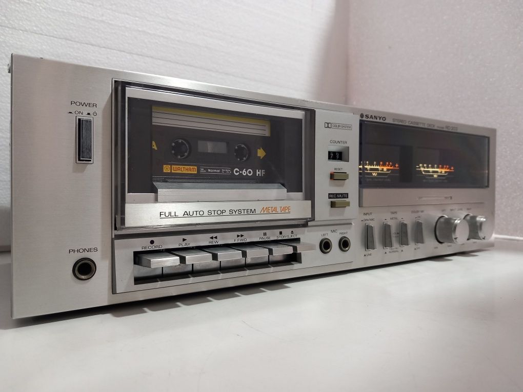 Vintage Sanyo Stereo Cassette Deck RD 203