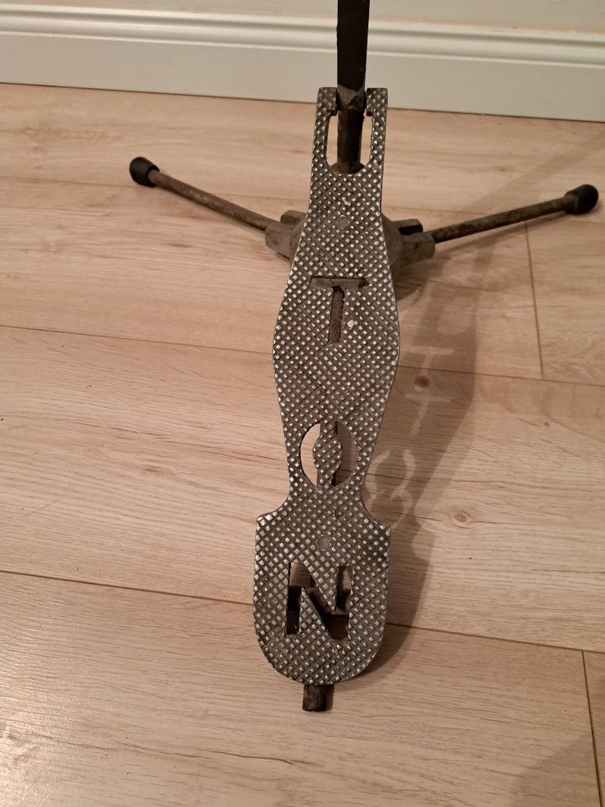 Statyw hi-hat hihat do perkusji TON Warszawa zabytek, unikat