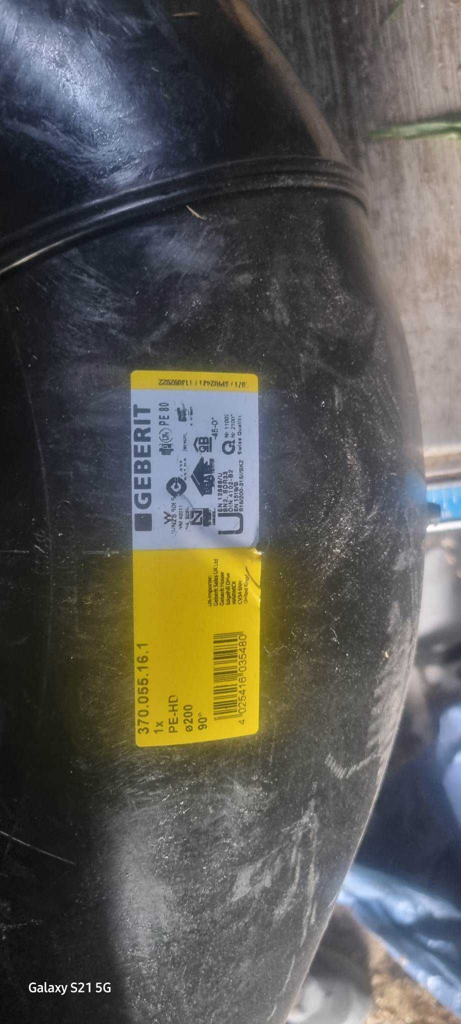 Kolano geberit 90 200