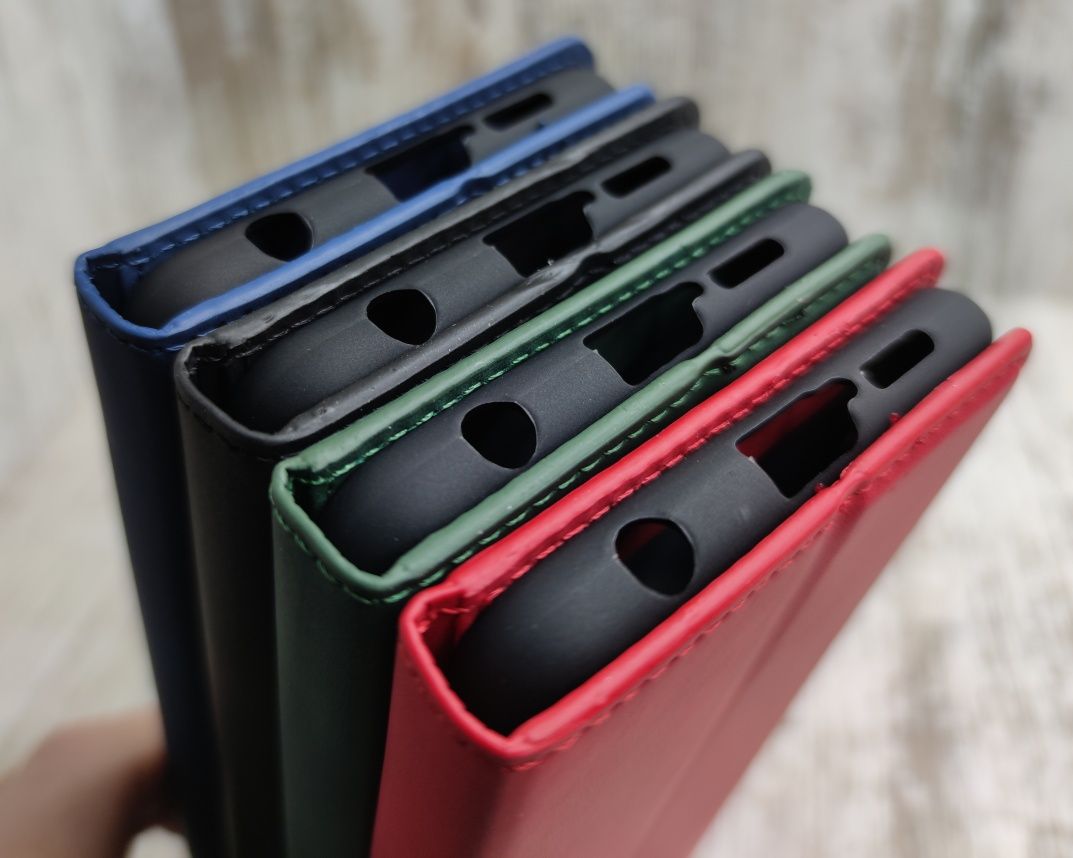 Прошитый чехол книжка на Xiaomi Poco X3 Pro/ X3 NFC На магните