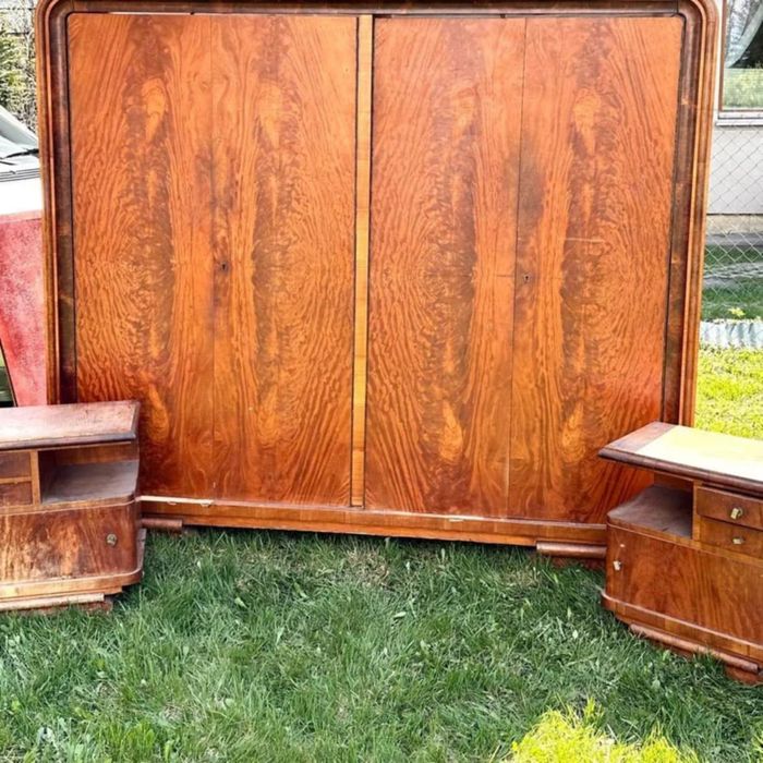 Stara krakowska sypialnia Art Dèco lata lata 20/30 XXw.