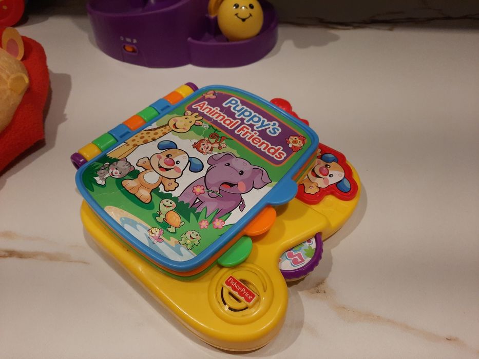 Zestaw zabawek edukacyjnych interaktywnych fisherprice vtech po angiel