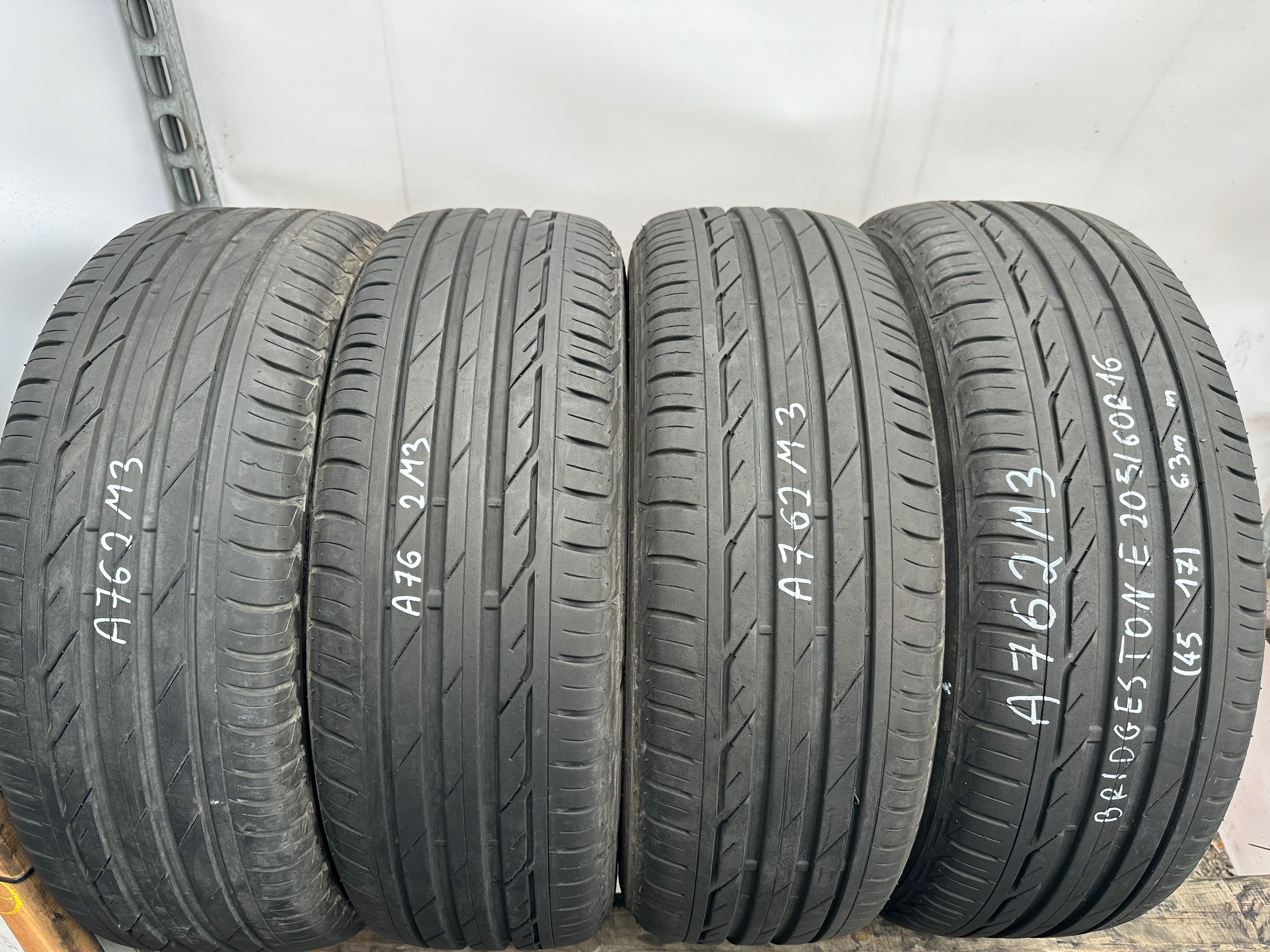 Opony letnie BRIDGESTONE 205/60R16