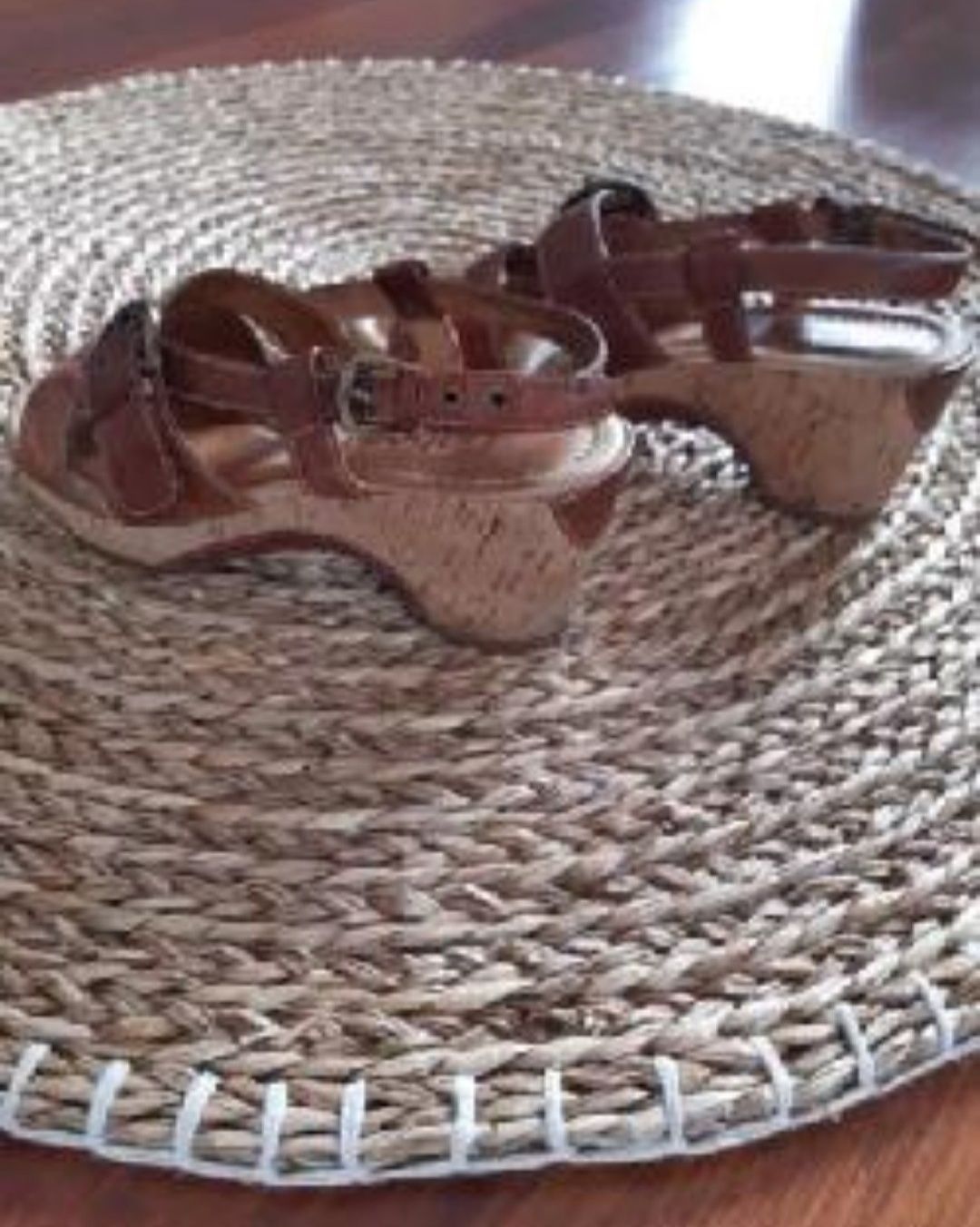 Sandały skórzane Gabor,  obcas 6,5cm, roz. 36