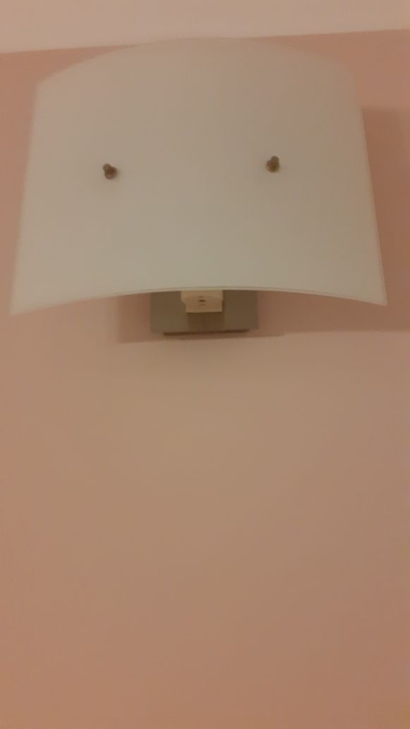 Kinkiet lampa massive prostokąt biała