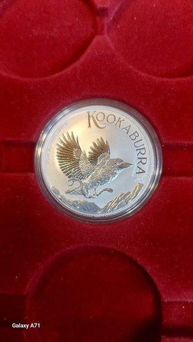 Кукабара .Монета 2024 Серебряная Инвестиционная монета