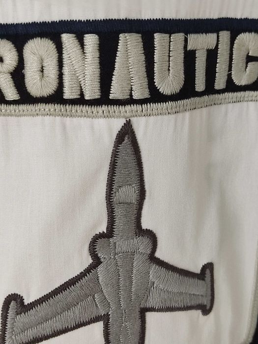 Koszula NOWA aeronautica militare biała wyszywana haftowana