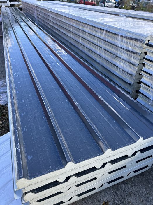 50mm Płyta Warstwowa Płyty Warstwowe dachowe Obornickie PIR PUR - Nowe