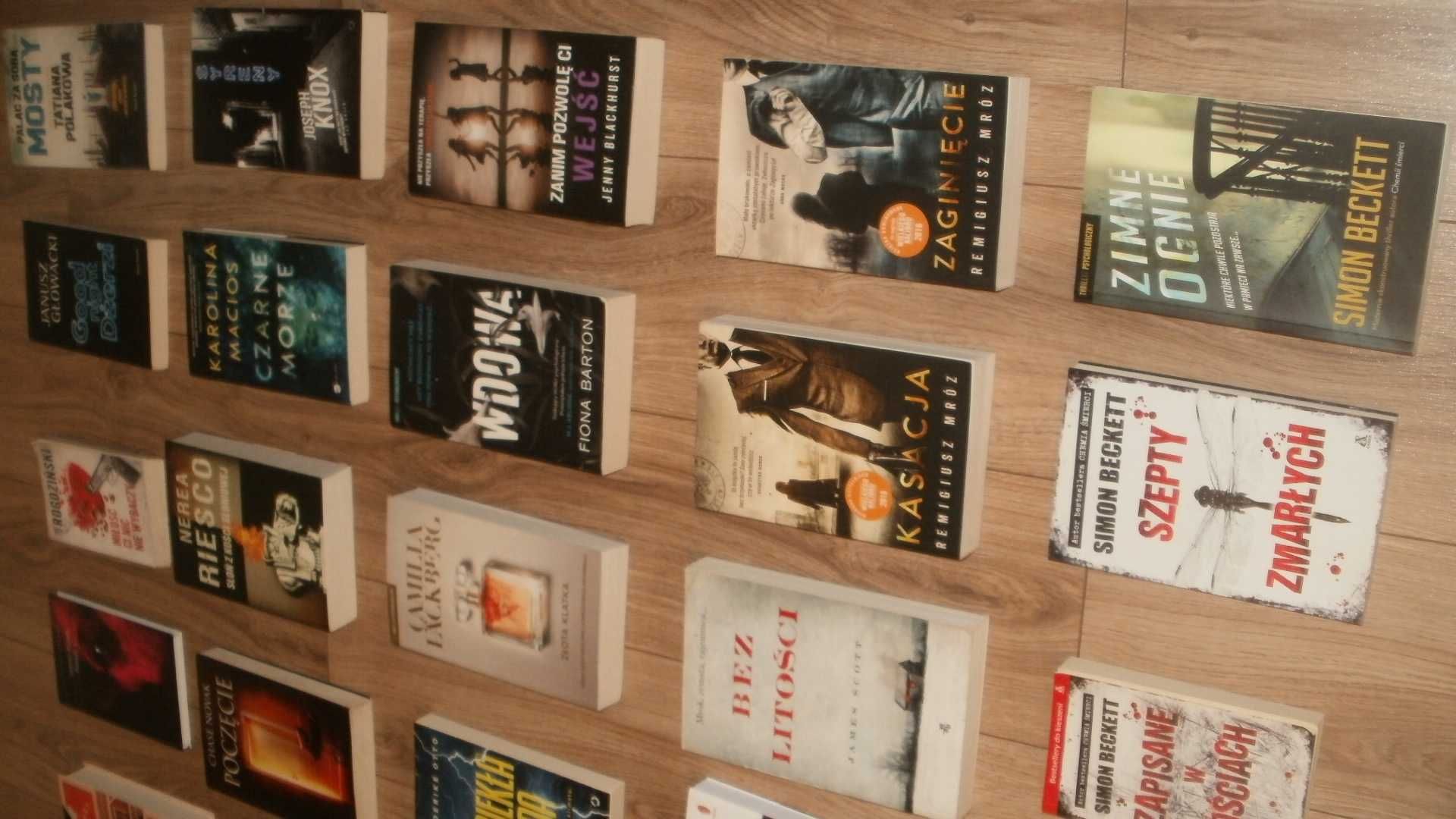 Carter, Mróz, Beckett i inni -zestaw różnych książek