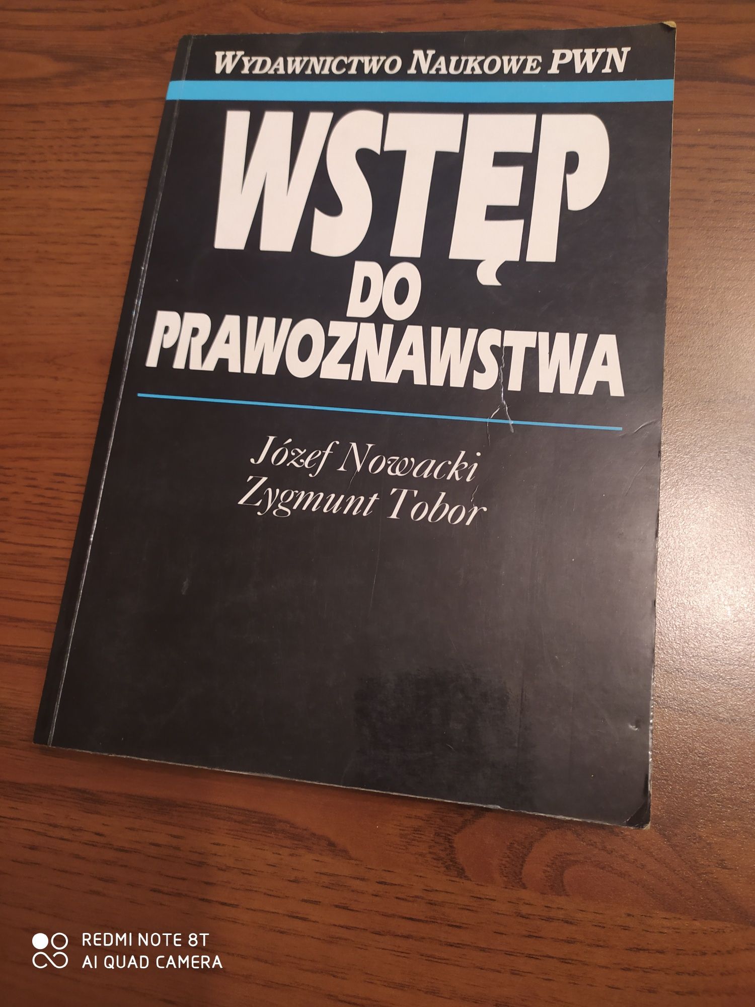 Wstęp do prawoznawstwa, Józef Nowicki, Zygmunt Tobor